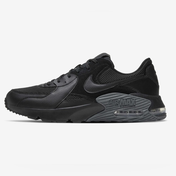 Nike Men's Air Max Excee Shoes - Black Dark Grey women’s size 8 - Picture 1 of 10